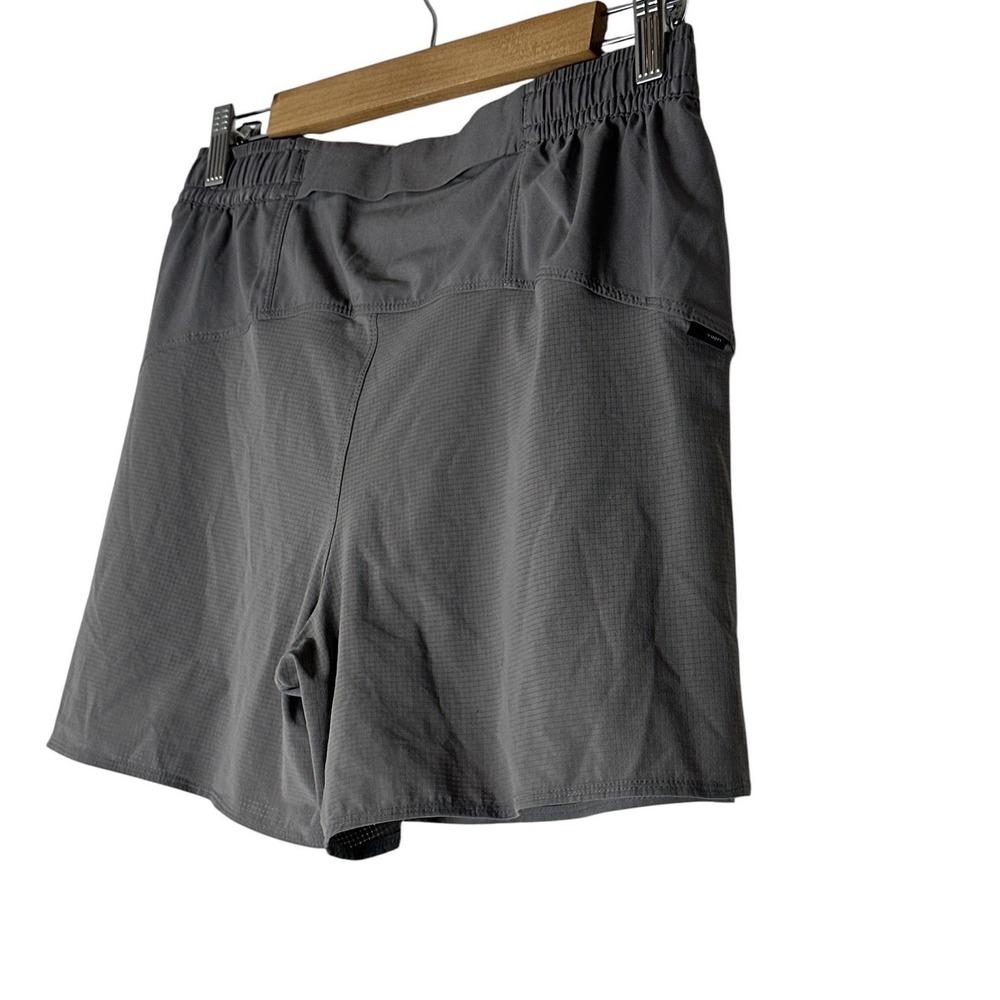 Vuori Shorts Mens Small Gray Performance Athletic Drawstring Lined - Picture 4 of 8